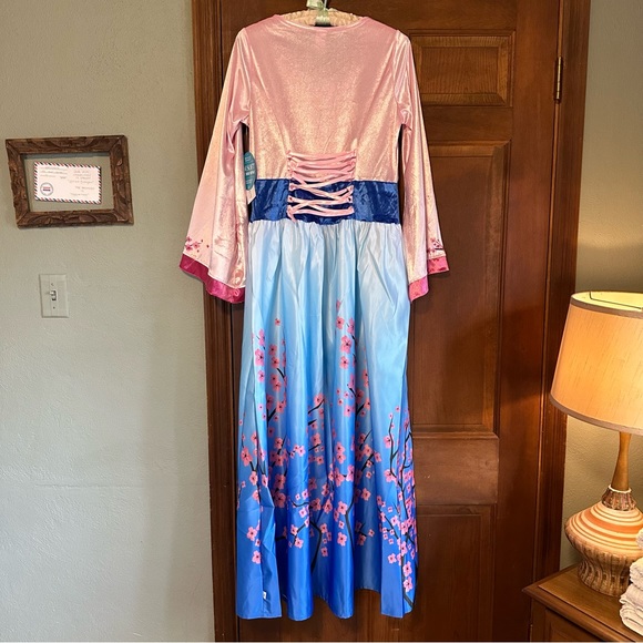 LITTLE ADVENTURES {NWT} Cherry Blossom Princess M 6-8 Disney Mulan costume dress - Picture 3 of 13